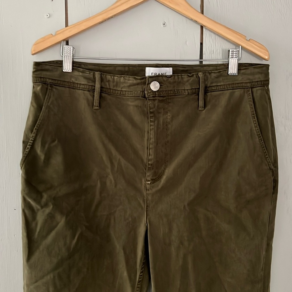 Frame Lyocell-Blend Jogger Pants Size 34 - image 3